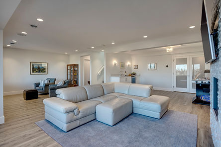 Basement detail by Dependable Renovations