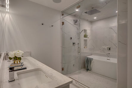 Bathroom detail by Dependable Renovations