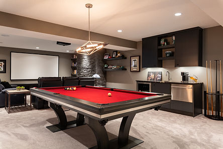 Basement renovation by Dependable Renovations